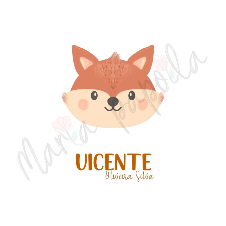FOX - Ilustração digital personalizável