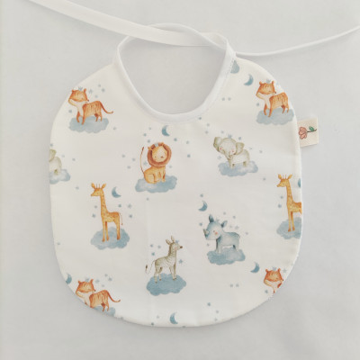 Babete de fita Animais nas...