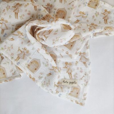 Fralda de musselina Fada...