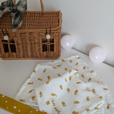 Mini Fralda de musselina...