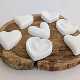 Corações em gesso perfumado (10 un.)